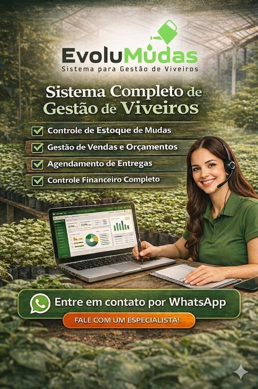 EvoluMudas - Sistema de Gestão de Viveiros - imagem 1