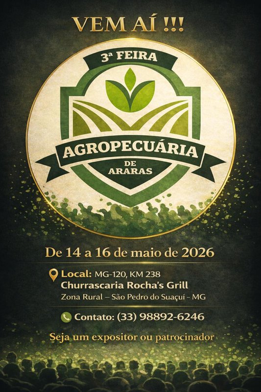 3ª Feira Agropecuária de Araras - Patrocínio e Exposição - imagem 1