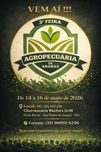 3ª Feira Agropecuária de Araras - Patrocínio e Exposição